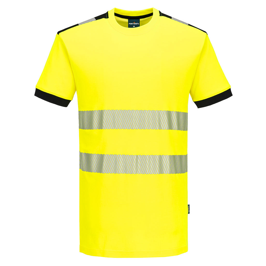 PW3 Hi-Vis T-Shirt  S/S - Gelb/Schwarz (YBR)