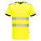 PW3 Hi-Vis T-Shirt  S/S - Gelb/Schwarz (YBR)