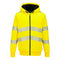 PW321 Hi-Vis Winter Hoodie mit Reißverschluss - Gelb (YER)