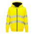 PW321 Hi-Vis Winter Hoodie mit Reißverschluss - Gelb (YER)