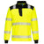 PW3 Hi-Vis Sweatshirt mit 1/4 Reißverschluss - Gelb/Schwarz (YBR)