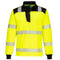 PW3 Hi-Vis Sweatshirt mit 1/4 Reißverschluss - Gelb/Schwarz (YBR)