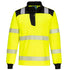 PW3 Hi-Vis Sweatshirt mit 1/4 Reißverschluss - Gelb/Schwarz (YBR)