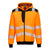 PW3 Hi-Vis Kapuzenjacke - Orange/Schwarz (OBR)