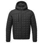 PW3 Steppjacke mit Quadratmuster - Schwarz (BKR)