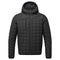 PW3 Steppjacke mit Quadratmuster - Schwarz (BKR)