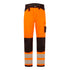 PW3 Hi-Vis Arbeitsbundhose - Orange/Schwarz (OBS)