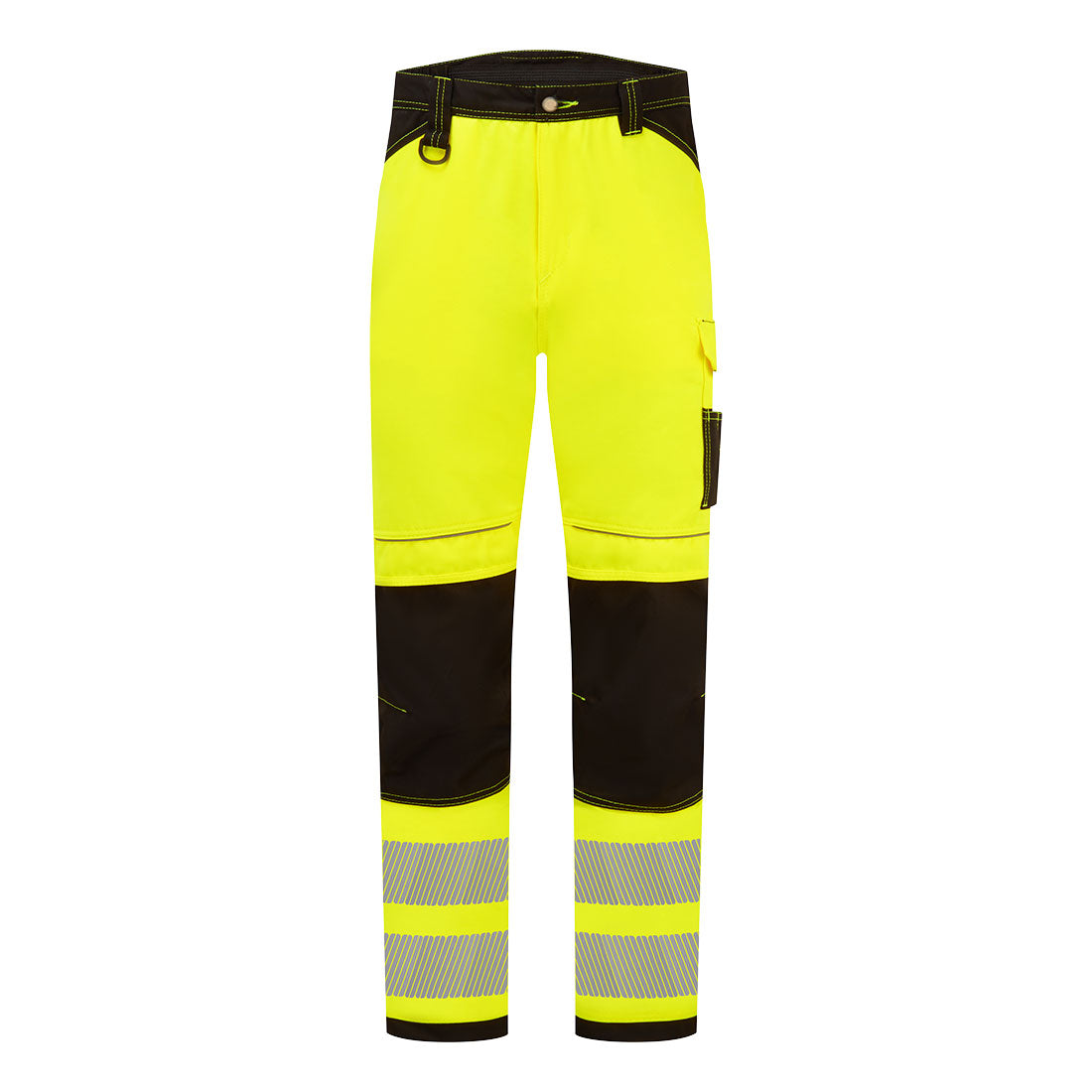 PW3 Hi-Vis Arbeitsbundhose - Gelb/Schwarz (YBS)