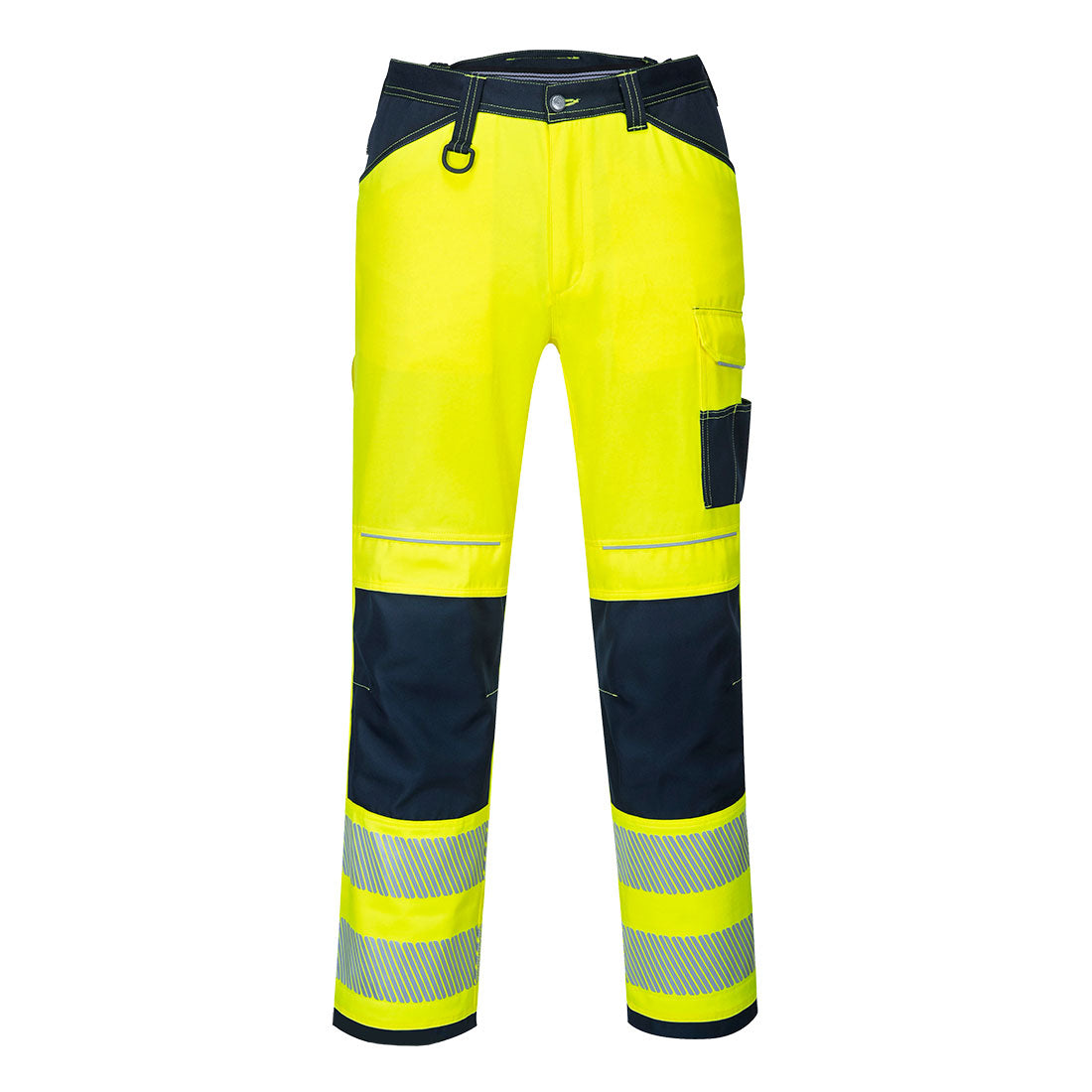 PW3 Hi-Vis Arbeitsbundhose - Gelb/Marine (YNR)