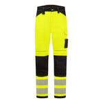 PW3 Hi-Vis Arbeitsbundhose - Gelb/Marine (YNS)