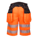 PW3 Warnschutz Shorts mit Holstertaschen - Orange/Schwarz (OBR)