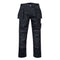 PW3 Bundhose aus Baumwolle mit Holstertaschen - Schwarz (BKR)