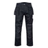 PW3 Bundhose aus Baumwolle mit Holstertaschen - Schwarz (BKR)