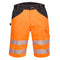 PW3 Warnschutz Shorts - Orange/Schwarz (OBR)