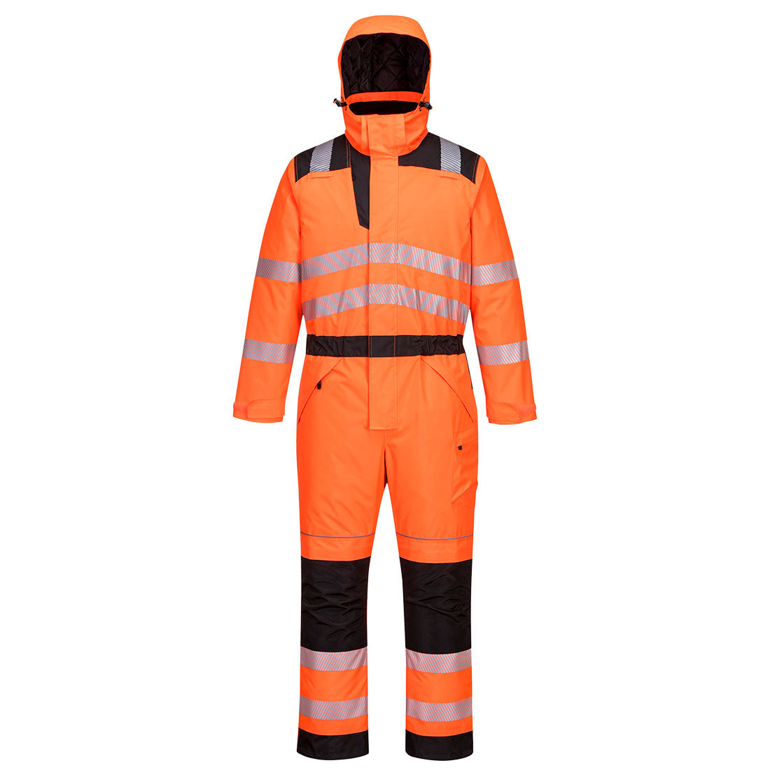 PW3 Hi-Vis Winteroverall - Orange/Schwarz (OBR)
