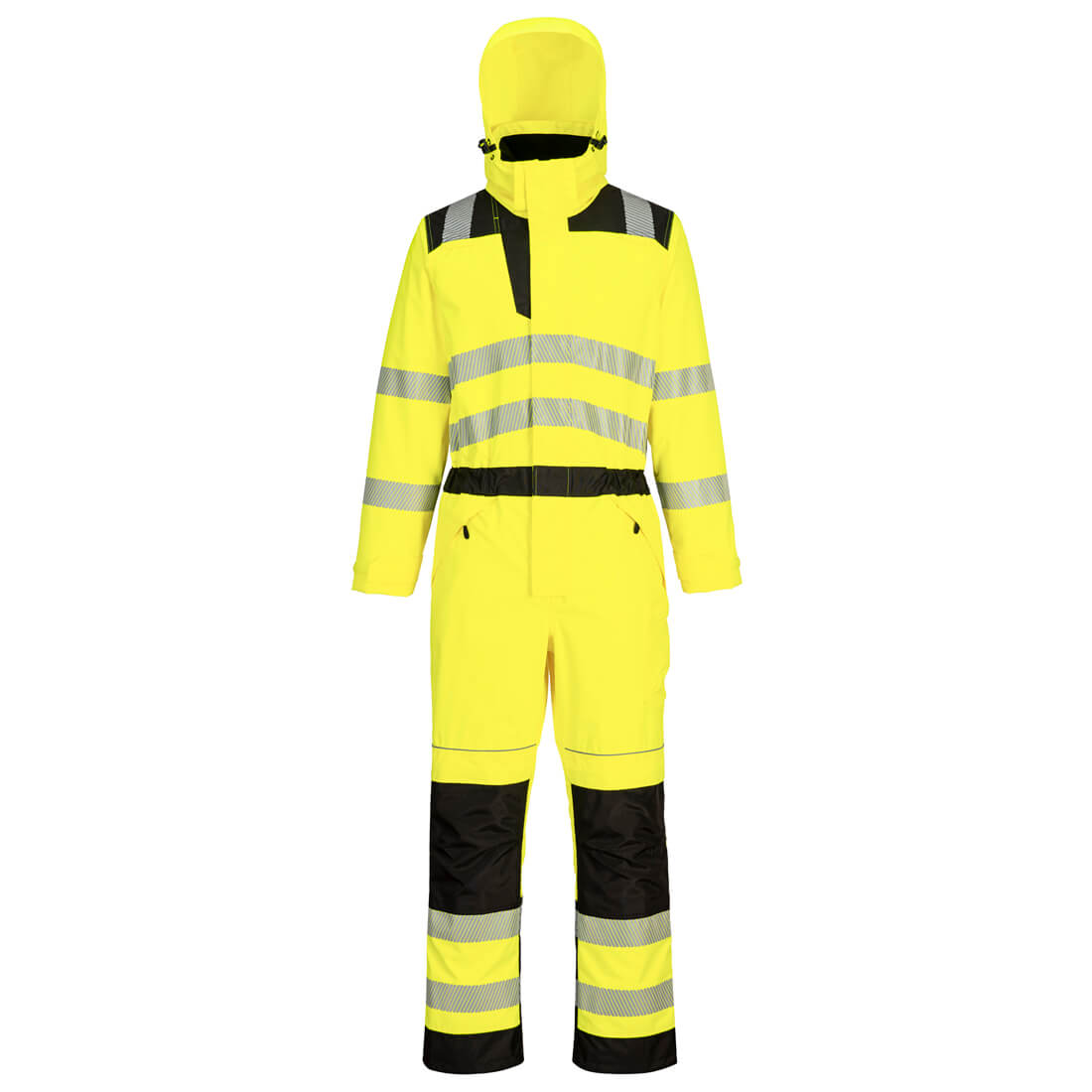 PW3 Hi-Vis Regenoverall - Gelb/Schwarz (YBR)