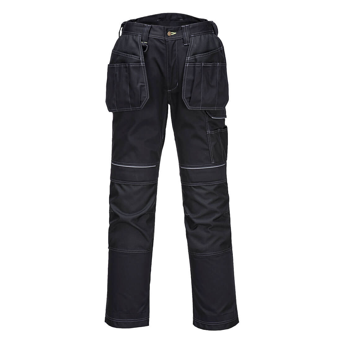 PW3 Winter Bundhose mit Holstertaschen gefüttert - Schwarz (BKR)