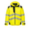 PW3 Hi-Vis Regenjacke Extreme - Gelb/Schwarz (YBR)