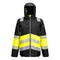PW3 Hi-Vis Winterjacke Klasse 1 - Gelb/Schwarz (YBR)