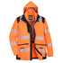 PW3 Hi-Vis 5-in-1 Jacke atmungsaktiv - Orange/Schwarz (OBR)