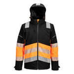 PW3 Hi-Vis Regenjacke Extreme Klasse 1 - Orange/Schwarz (OBR)