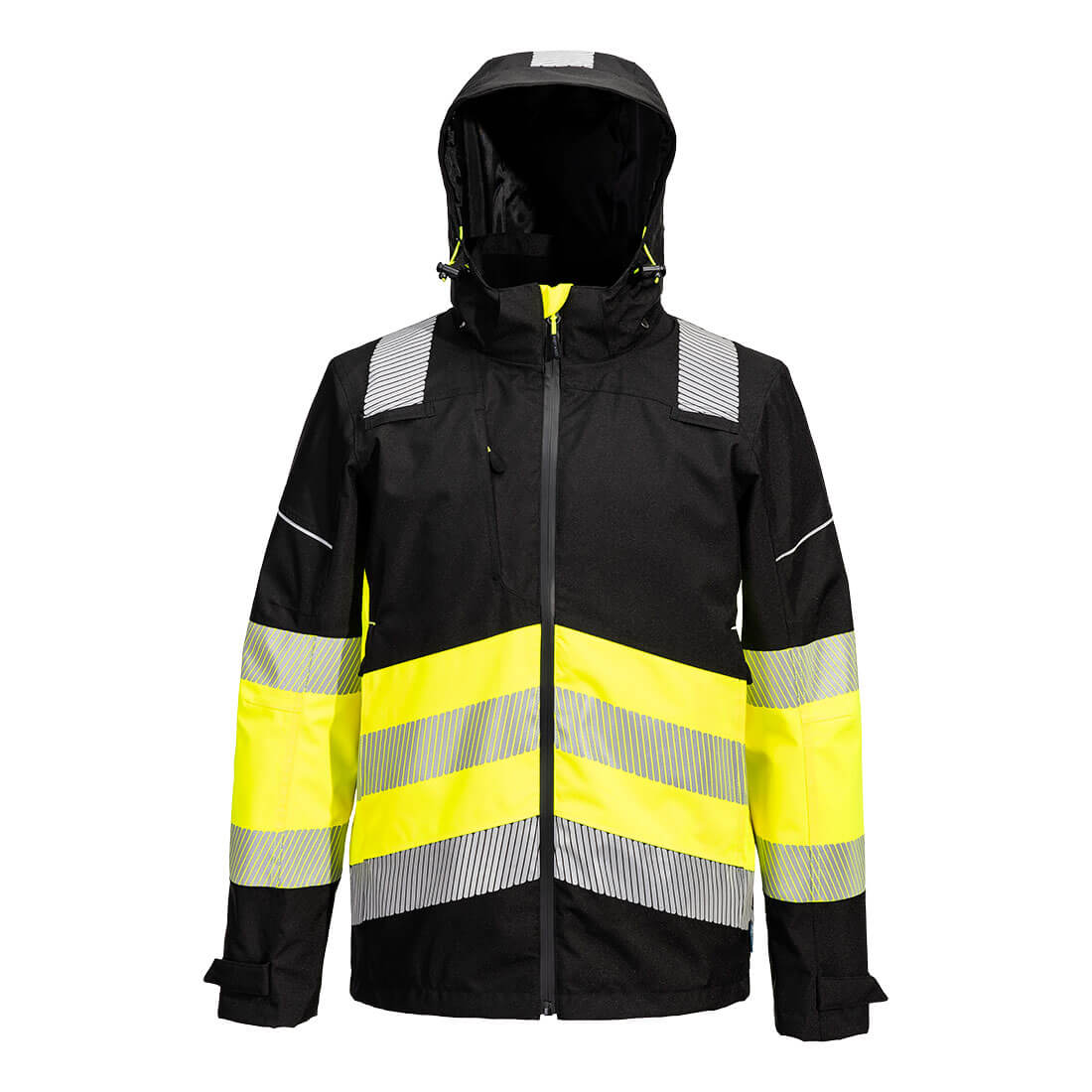 PW3 Hi-Vis Regenjacke Extreme Klasse 1 - Gelb/Schwarz (YBR)