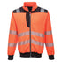 PW3 Hi-Vis Sweatjacke - Orange/Schwarz (OBR)