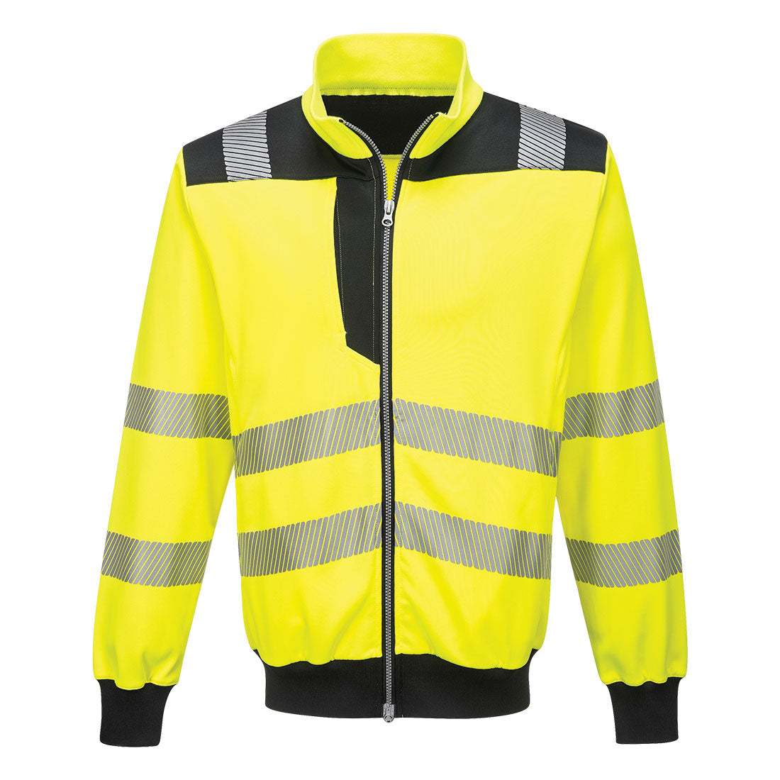PW3 Hi-Vis Sweatjacke - Gelb/Schwarz (YBR)