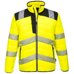 PW3 Hi-Vis Steppjacke - Gelb/Schwarz (YBR)