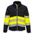 PW3 Hi-Vis Softshelljacke Klasse 1 (3L) - Schwarz/Gelb (BKY)
