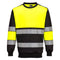 PW3 Hi-Vis Sweatshirt Klasse 1 - Gelb/Schwarz (YBR)