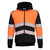 PW3 Hi-Vis Winter Kapuzenjacke Klasse 1 - Orange/Schwarz (OBR)