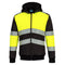 PW3 Hi-Vis Winter Kapuzenjacke Klasse 1 - Gelb/Schwarz (YBR)