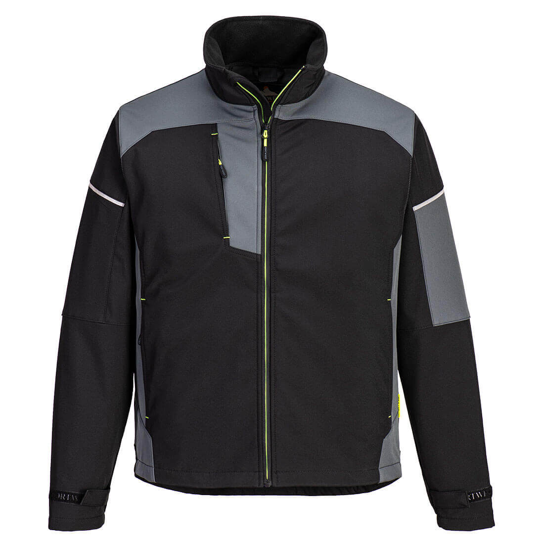PW3 SOFTSHELL JACKE (3L) - Schwarz/ZoomGrau (BZR)