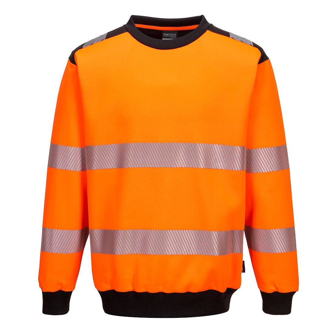 PW3 Hi-Vis Sweatshirt - Orange/Schwarz (OBR)