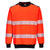 PW3 Hi-Vis Sweatshirt - Rot/Schwarz (RBK)