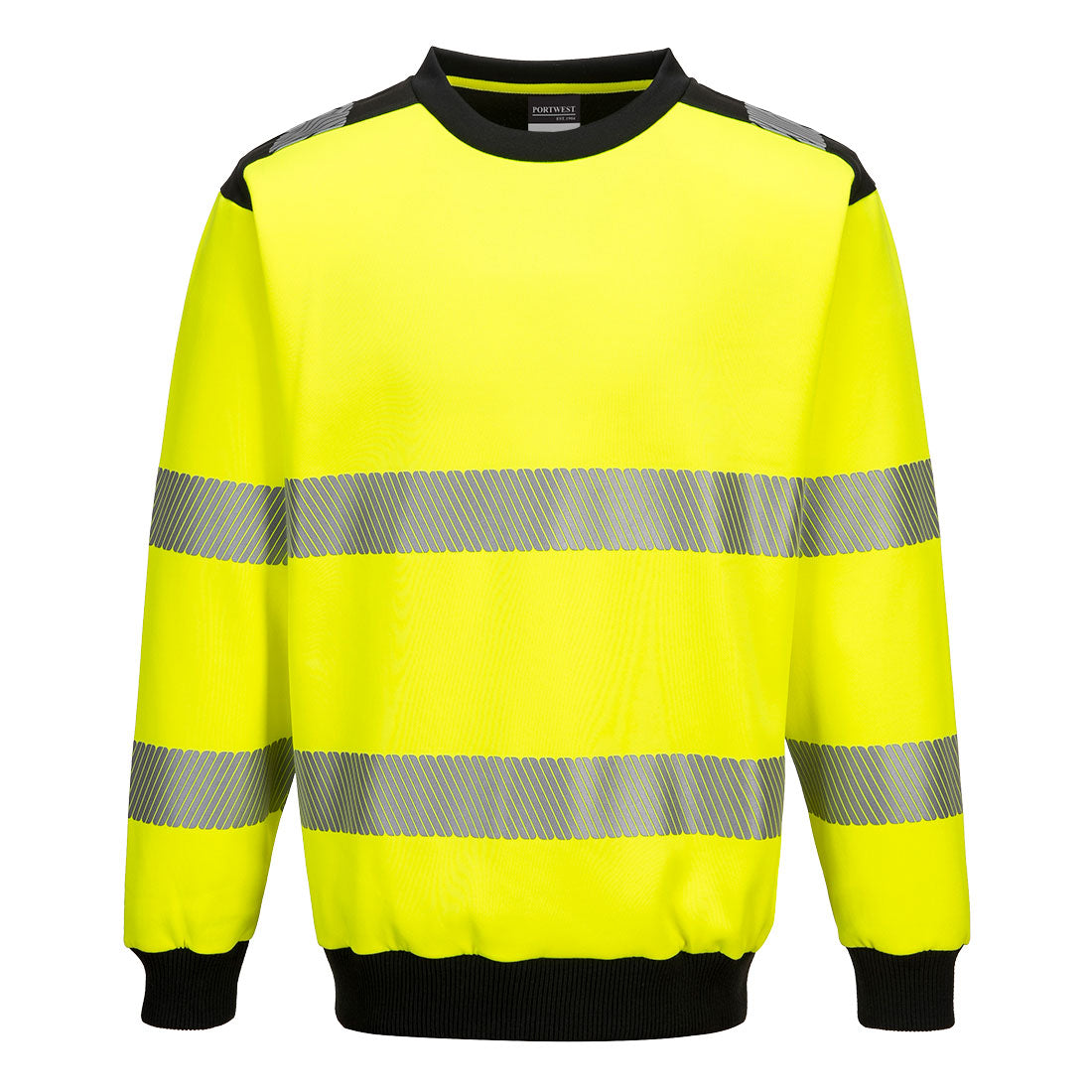 PW3 Hi-Vis Sweatshirt - Gelb/Schwarz (YBR)