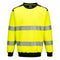 PW3 Hi-Vis Sweatshirt - Gelb/Schwarz (YBR)