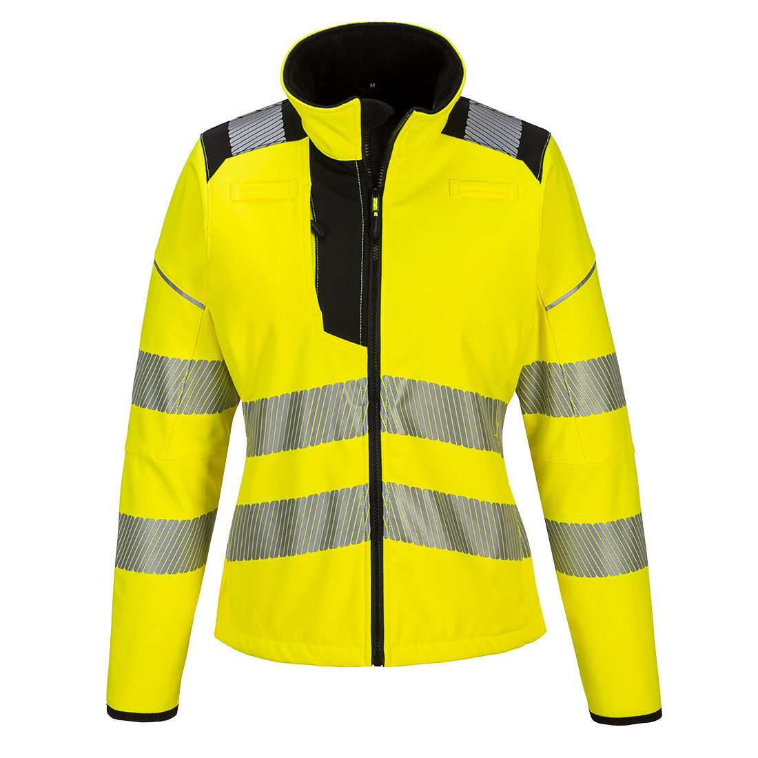 PW3 Hi-Vis Damen Softshelljacke - Gelb/Schwarz (YBR)