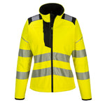 PW3 Hi-Vis Damen Softshelljacke - Gelb/Schwarz (YBR)