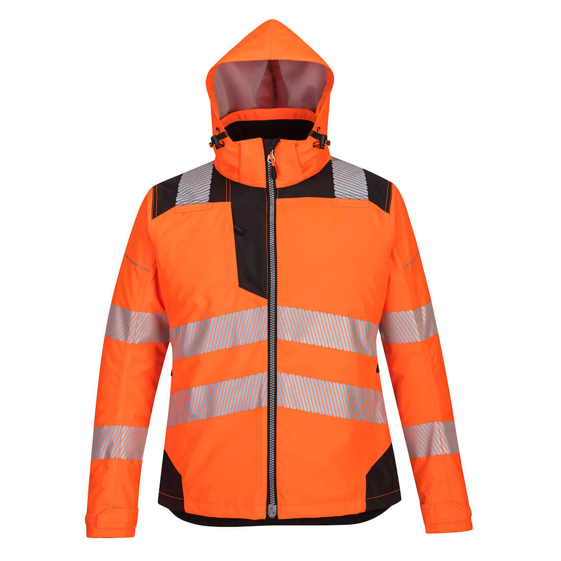 PW3 Hi-Vis Damen Winterjacke - Orange/Schwarz (OBR)