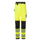 PW3 Hi-Vis Stretch Damen Arbeitshose - Gelb/Schwarz (YBR)
