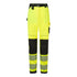 PW3 Hi-Vis Stretch Damen Arbeitshose - Gelb/Schwarz (YBR)