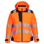 PW3 Hi-Vis Damen Regenjacke - Orange/Schwarz (OBR)