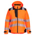 PW3 Hi-Vis Damen Regenjacke - Orange/Schwarz (OBR)