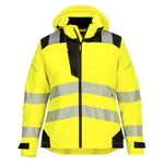 PW3 Hi-Vis Damen Regenjacke - Gelb/Schwarz (YBR)