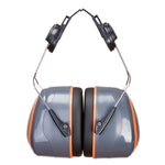 HV Extreme Kapselgehörschutz Clip-On hoch - Grau/Orange (GOR)