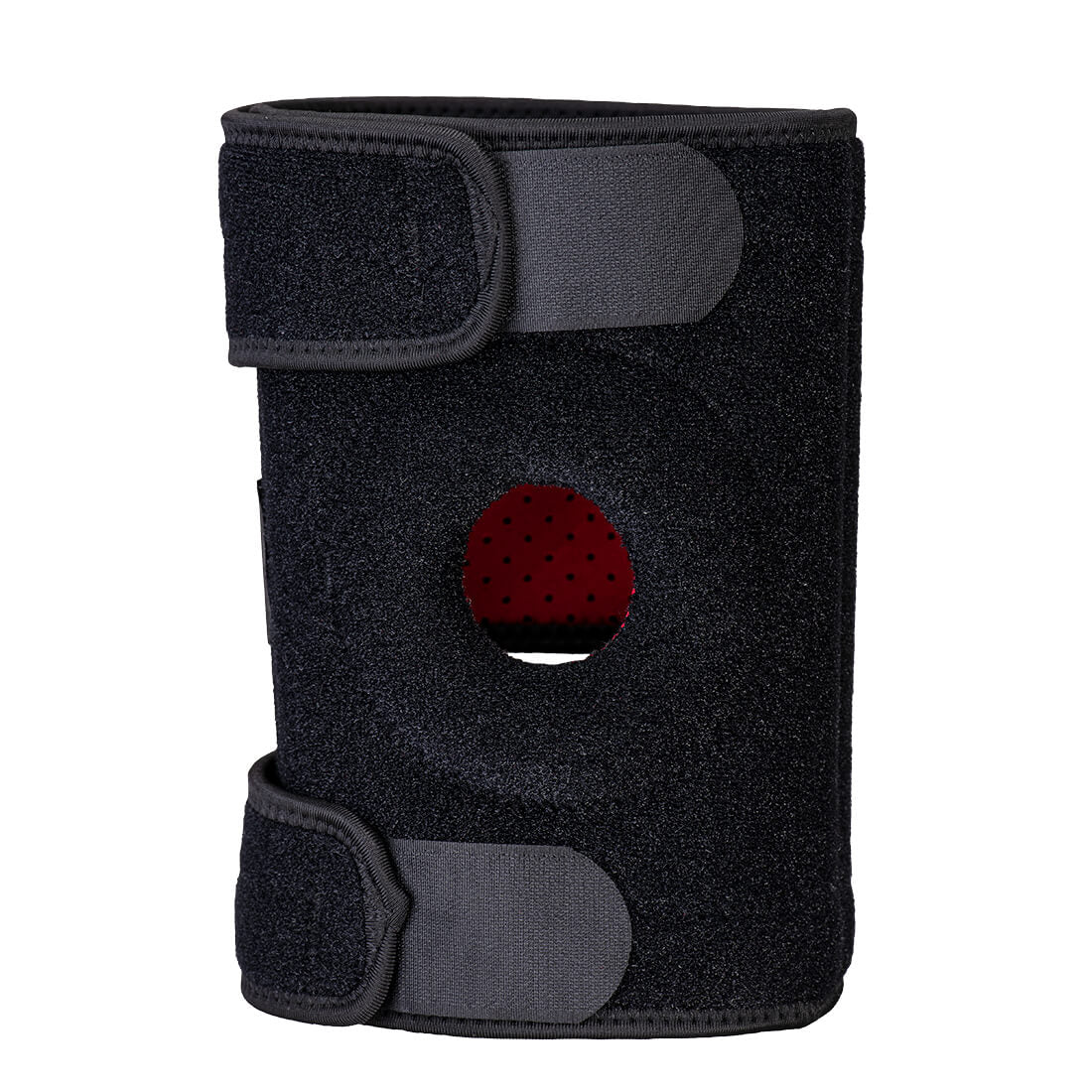 Offene Patella-Kniestütze - Schwarz (BKR)