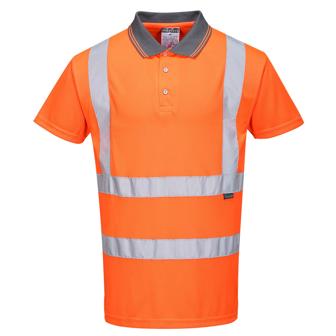 Hi-Vis Poloshirt kurzarm - Orange (ORR)