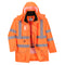 Hi-Vis 7-in-1 Verkehrsjacke atmungsaktiv - Orange (ORR)
